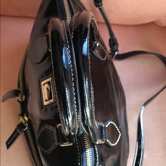 Dooney & Bourke Black Patent Bag - Picture 4 of 9